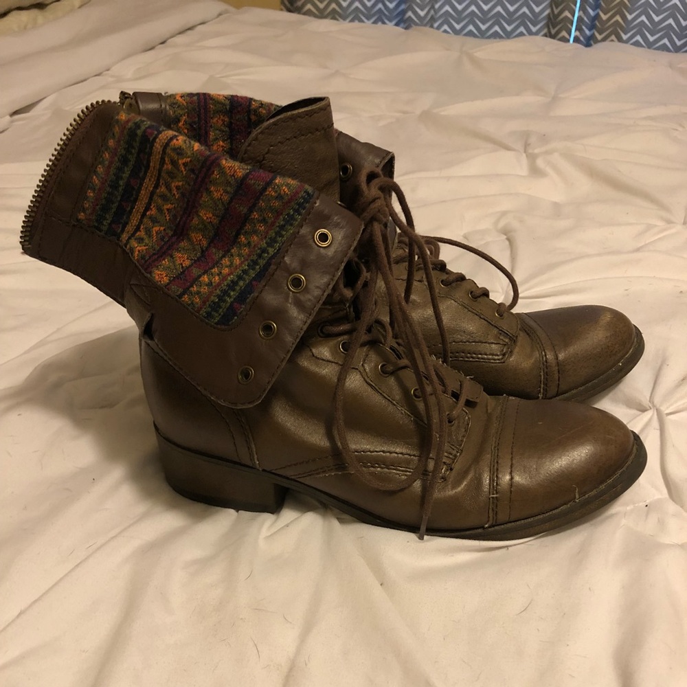 Steve Madden Combat Boots